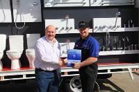 Owen and the plumbing showroom truck