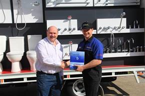 Owen and the plumbing showroom truck